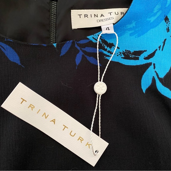 🆕 Trina Turk 'Natasha' Floral Print Dress - 4 - Picture 4 of 10